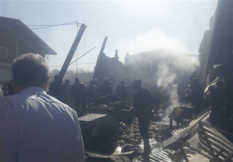 سقوط یک فروند بالگرد در درچه اصفهان